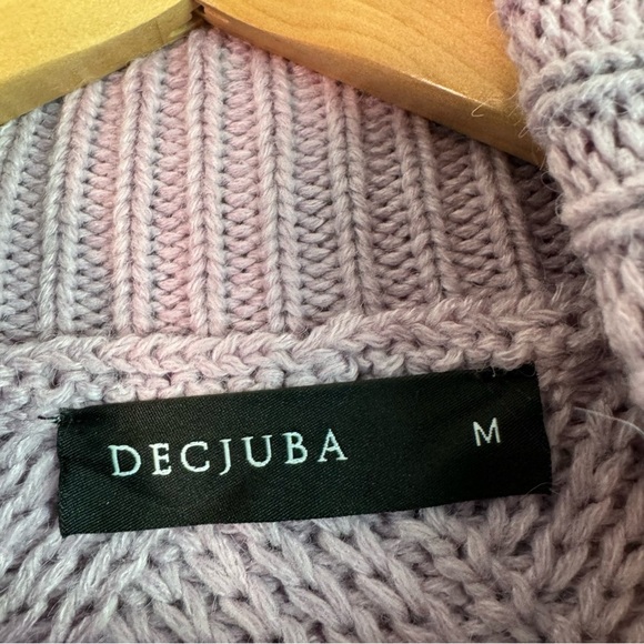 Decjuba Australia chunky knit turtleneck sweater size medium - Picture 3 of 7